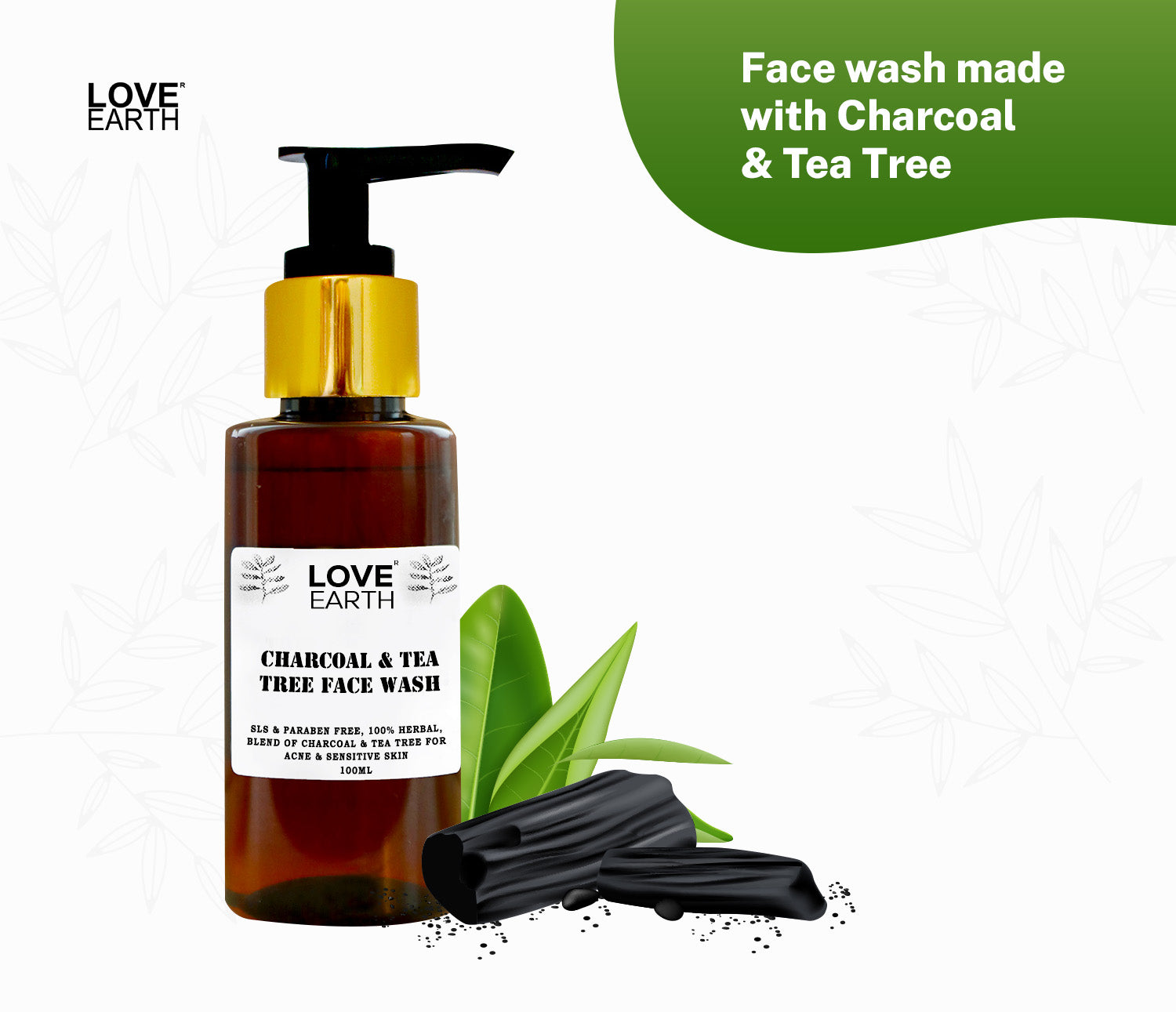Charcoal Tea Tree Face Wash