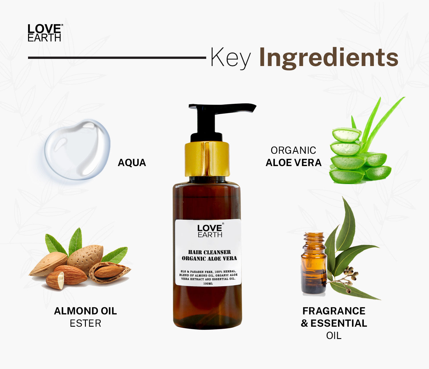 Hair Cleanser Organic Aloe Vera