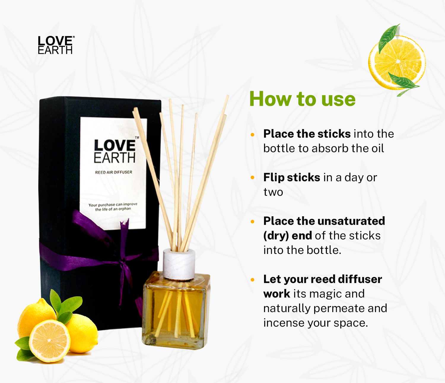 Reed Diffuser – Lemon