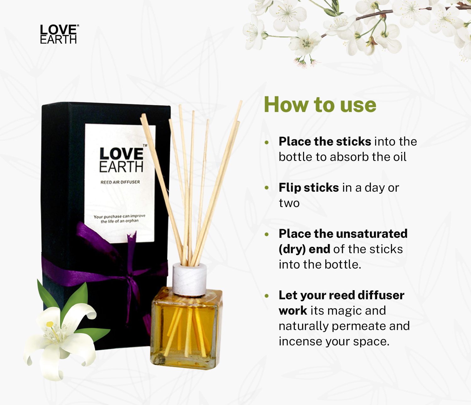 Reed Diffuser - Jasmine