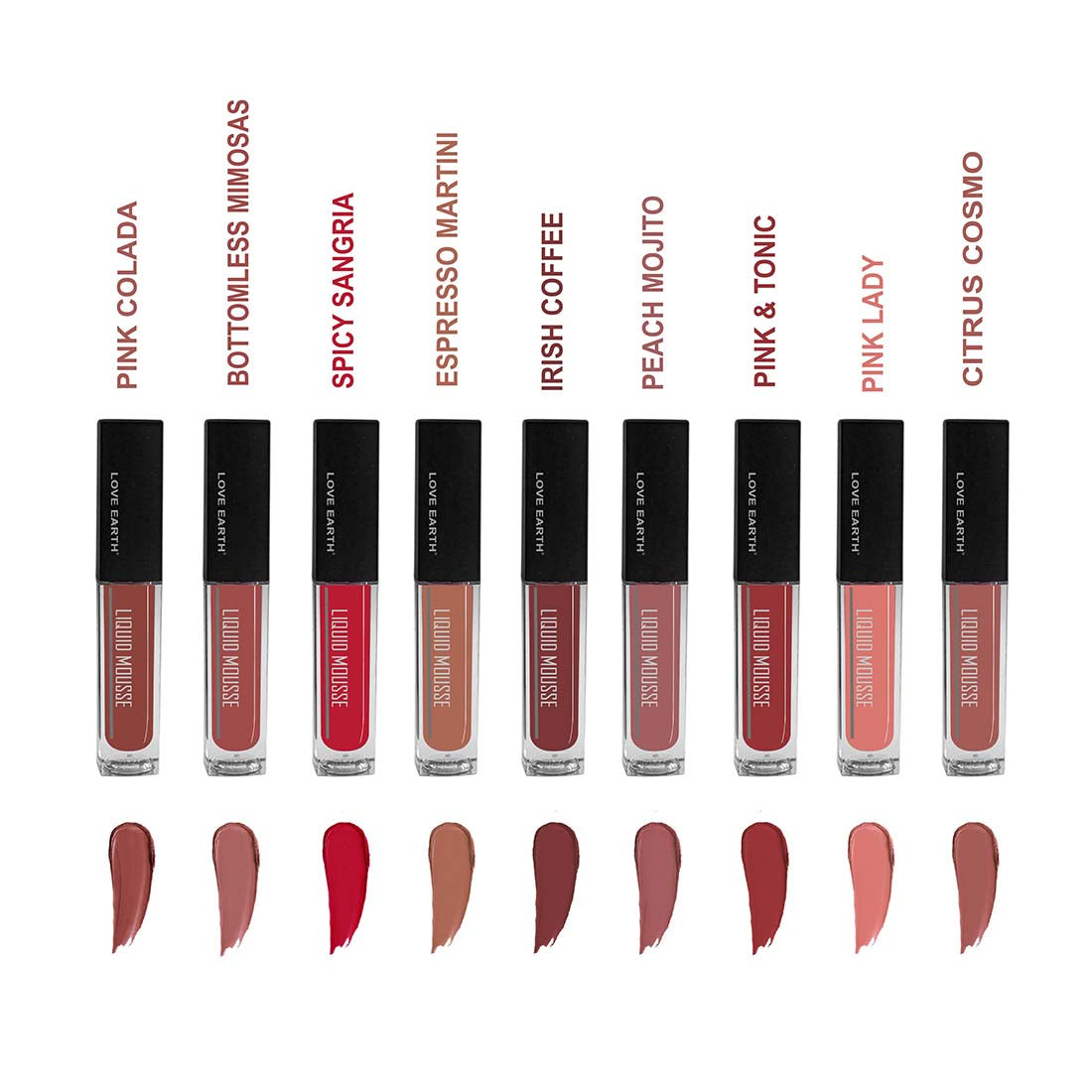 Liquid Lipstick Pack Of 9 Minis